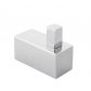 Tranquillity Square Single Robe Hook - Stainless Steel