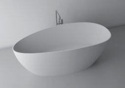 Newtech Harper Freestanding Oval Bath - Matte White