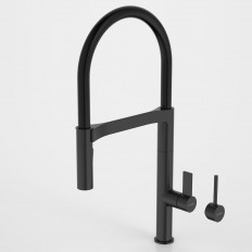Caroma Liano II Pull Down Sink Mixer with Dual Spray - Matte Black
