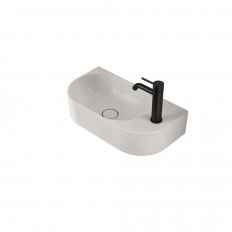 Caroma Liano II Hand Wall Basin (1 Tap Hole) - Matte Speckled 