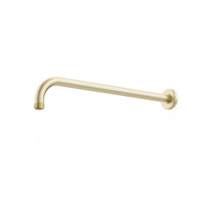 Caroma Urbane II Right Angled Shower Arm, 400mm - Brushed Brass