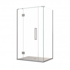 Newline Acclaim Tile Shower 2 Sided Recessed with Centre Waste - Chrome