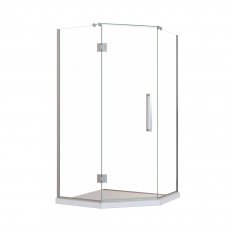 Newline Acclaim Tile Shower Neo Hobbed with Channel Drain - Chrome