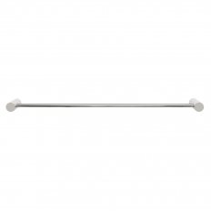 Tranquillity Round Single Towel Rail 670mm - Stainless Steel