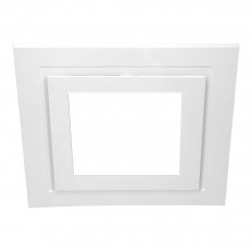 Manrose Contour LED Fascia Square - White