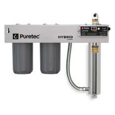 Puretec Hybrid R3 Dual Stage Filtration plus UV Protection, Reversible Mounting Bracket, 75 Lpm