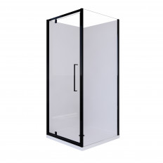 Aquatica Prestigio Square Shower System 900 x 900 - Black