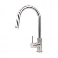 Plumbline Swiss Kitchen Mixer With Pull Out Spout