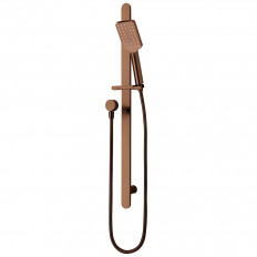 Voda Olympia 3 Function Slide Shower (Square) - Brushed Copper (PVD)  