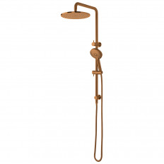 Voda Storm Double Head Shower - Brushed Copper (PVD)