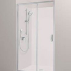 Englefield Valencia Elite Alcove Sliding Shower, Acrylic - 1000 x 1000mm