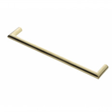 Heirloom Strata Genesis Single Bar Towel Warmer 460mm - Brushed Brass