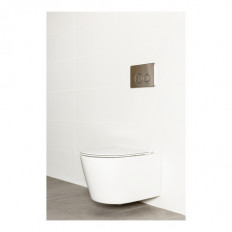 Newtech Milu Mod Odourless Wall Hung Toilet Pan with Framed In-Wall Cistern