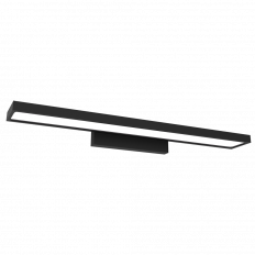 Waterware Stark LED 600mm Standard Mirror Wall Light Satin Black