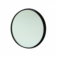 Waterware 850mm Round Mirror Matte Black