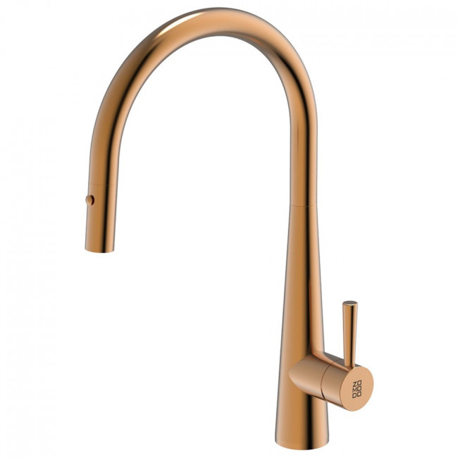 Burns & Ferrall Zomodo Goose Neck Pull Out Tap Bronze