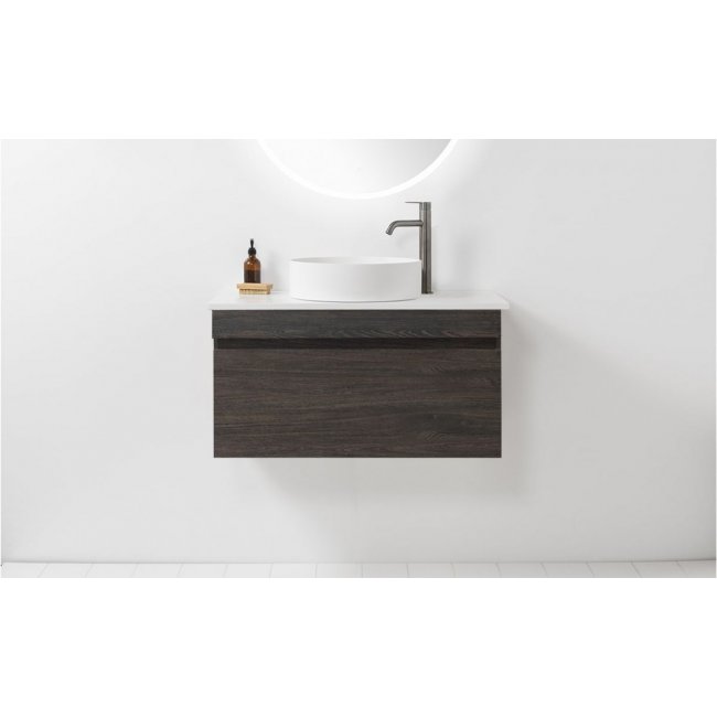 VCBC Soft Solid Surface 900 Wall-Hung Vanity, 1 Drawer