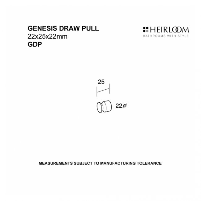 Heirloom Genesis Drawer Pull (Pair) - Stainless Steel