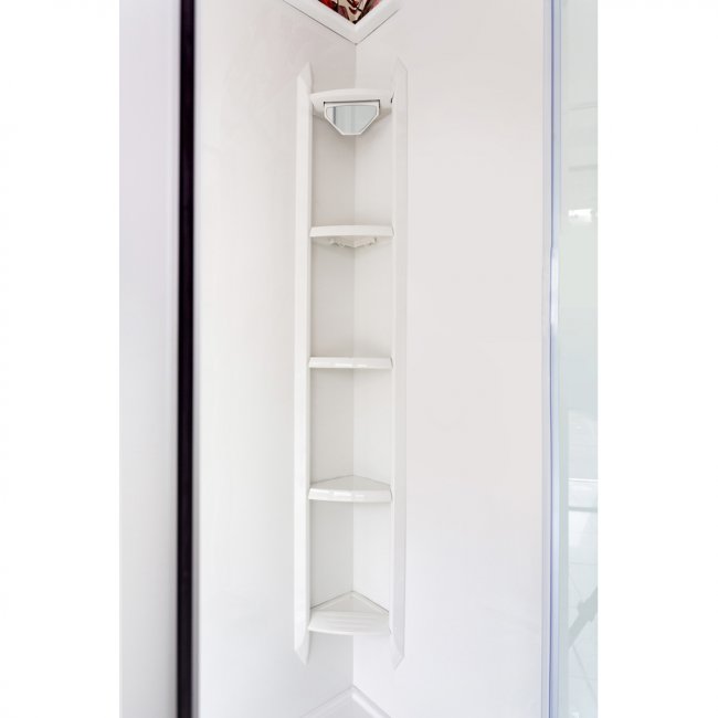 Englefield Premium Shelf Kit with Mirror for Corner Contour PLUS Shower Walls