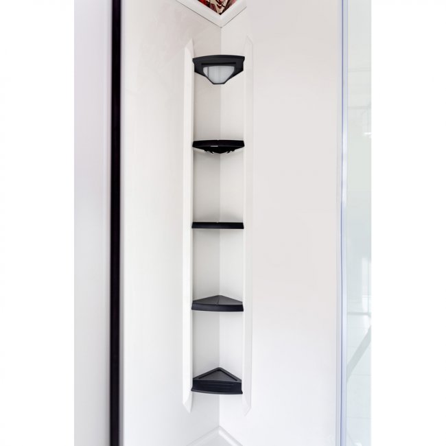 Englefield Premium Shelf Kit with Mirror for Corner Contour PLUS Shower Walls
