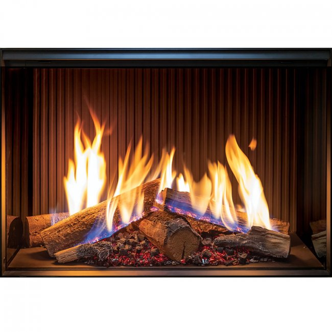 Rinnai Linear 800 Gas Fire with FlameTech