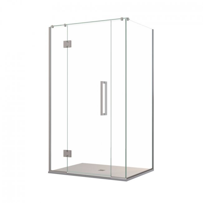 Newline Acclaim Tile Shower 2 Sided Recessed with Centre Waste - Chrome