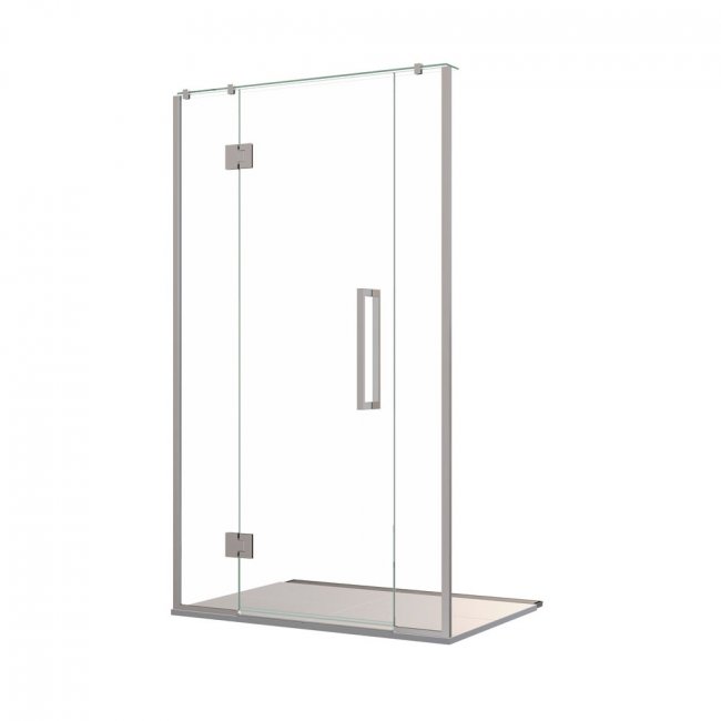 Newline Acclaim Tile Shower 3 Sided Recessed with Channel Drain - Chrome
