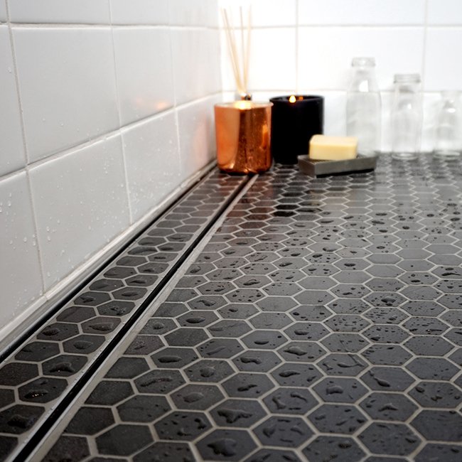 Allproof Tile Insert Vision Shower Channel, Tile Inserts For Showers