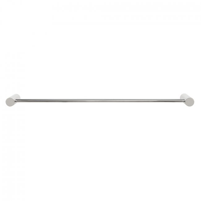Tranquillity Round Single Towel Rail 670mm - Stainless Steel