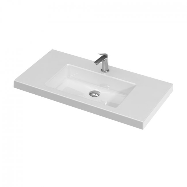 St Michel City 46 Vanity with console basin 1200 Wall Double Basin - 4 Drawers