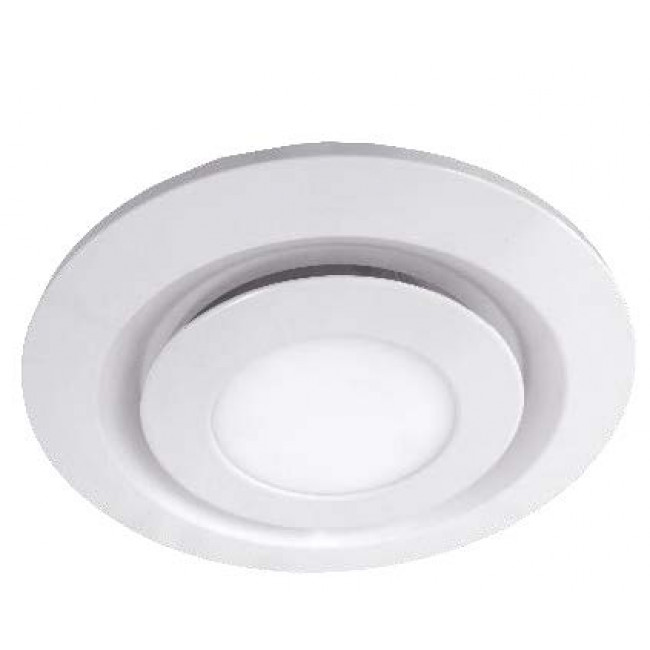 Manrose Contour Tri-Colour LED Fascia Round - White