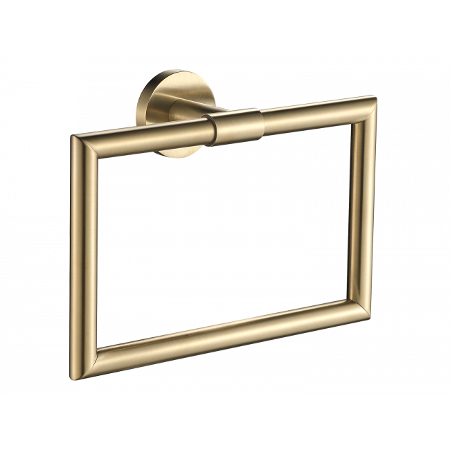 Waterware Colab Hand Towel Ring Brushed Gold