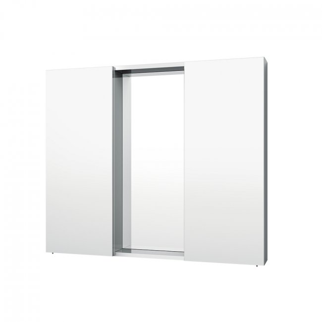 VCBC Mirror Unit 900 - 2 Doors, 4 Shelves