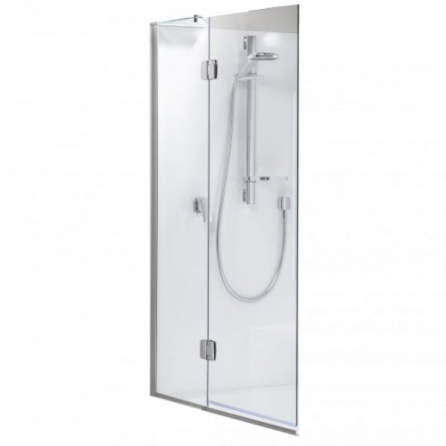 Clearlite Platinum Shower Over Bath Hinged Swing Panel 1100x1500