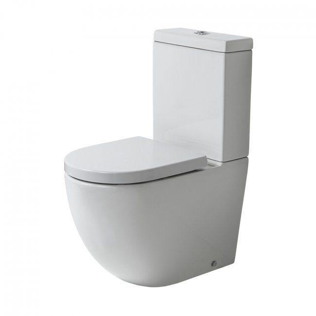 VCBC Rest Back-To-Wall Toilet Suite with Cistern & Soft-Close Seat