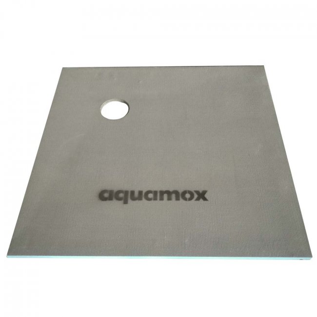 Aquamox Tile-Over Shower Base - Offset Waste