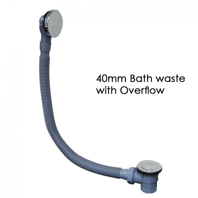 Englefield 40mm Bath Waste with or without Overflow