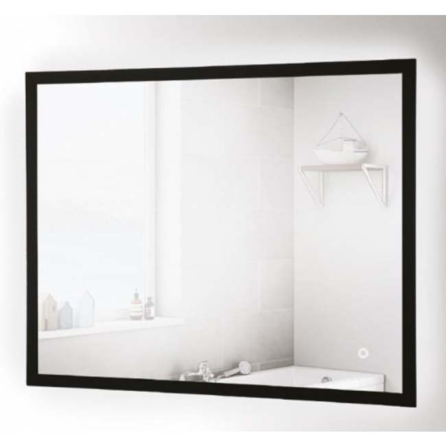 Trendy Mirrors LED Nero Rectangle Mirror with Demister
