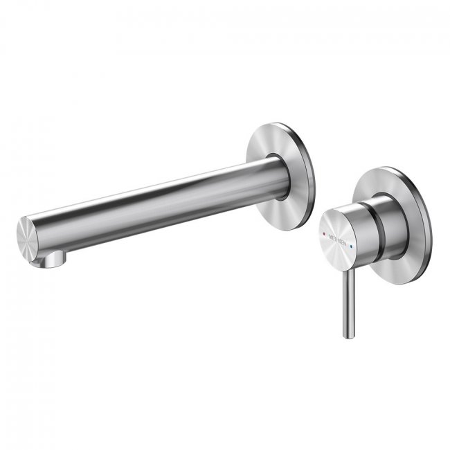 Methven Turoa Wall Mounted Mixer With Spout - Stainless Steel