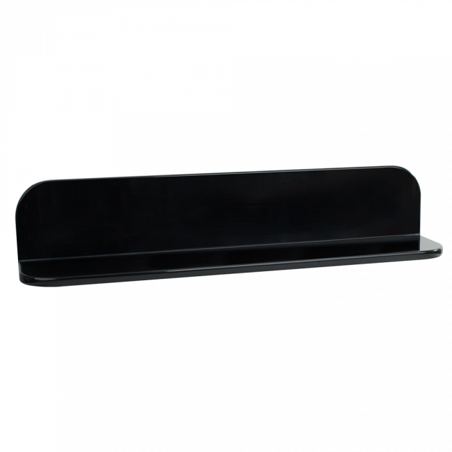 Waterware iStone Flippable 600mm Shelf Gloss Black