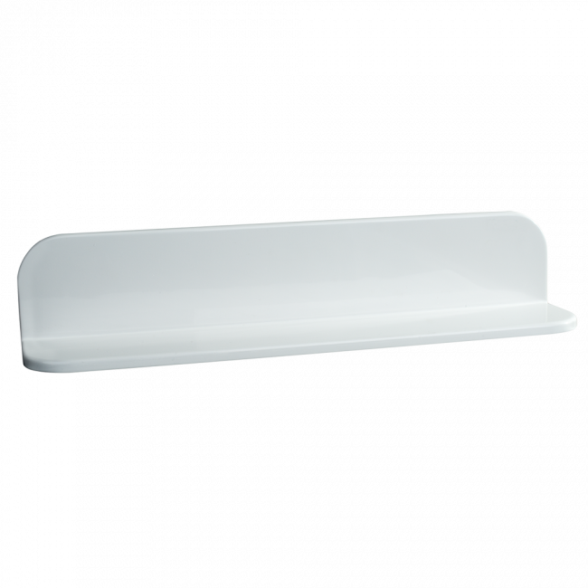 Waterware iStone Flippable 600mm Shelf Gloss White