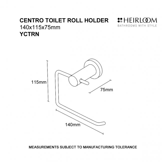 Heirloom Centro Toilet Roll Holder