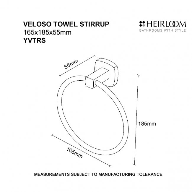Heirloom Veloso Towel Stirrup               