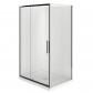 Robertson Evolve Shower Square 2 Sided, Flat Wall - Chrome