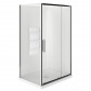Robertson Evolve Shower Square 2 Sided, Moulded Wall - Chrome