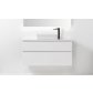 VCBC Soft Solid Surface 1000 Wall-Hung Vanity, 2 Drawers