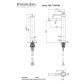 Heirloom 209 Series Tall Basin Mixer - Brushed Nickel