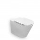 Englefield Evora Wall Faced Toilet Pan & Low Profile Seat