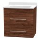 Clearlite Statesman Double Drawer Wall Hung Vanity