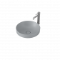 Caroma Liano II 400mm Round Inset Basin - Matte Grey 